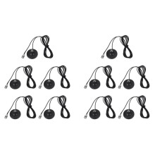 10X Sans Fil Base D'Antenne Base D'Antenne de Microphone avec Aimant 3 Mètres, Câble Rg174, Antenne Mâle Bnc