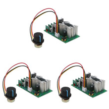 3X 20A PWM Motor Drehzahl Regler 12V 24V 36V 48V mit Potentiometer Knopf Schalter