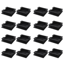 75 mm X 75 mm Plast Fyrkantiga Kapslar RöRröR Insatser ÄNdblank 16 St