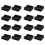 75mm X 75mm Plastic Square Caps Tube Pipe Inserts End Blanking 16 Pcs 1