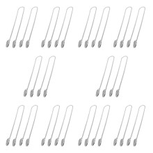 20 Pcs Napkin Chain Napkin Holder Napkin Clips Chain Flexible Lanyard Neck Strap for Seniors Older Adults Children