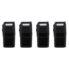 4X Copertura del Silicone Radio Handheld Protegge L'Argomento per  UV-82 Nero