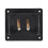 3pcs 90x78mm Square Binding Post Type Speaker Box Terminal Cup Wire Connector Board 3