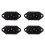 4X IEC 320 C14 Male Plug 3 Pins PCB Panel Power Inlet Socket Connector 1