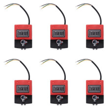 6X Air Damping Valve Ac220V Electric Duct Electric Damper Actuator for Ventilation Valves with Signal Feedback