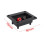 3pcs 90x78mm Square Binding Post Type Speaker Box Terminal Cup Wire Connector Board 6