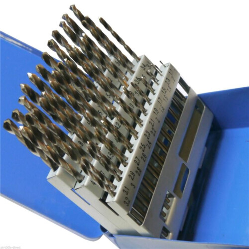 153pc Engineering Drill Bit Set Hss 1 - 6mm in 0.1mm Increments 2