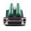 4X DB15 D-SUB VGA 15pin Female Adapter Jack Terminal Breakout PCB Board 2
