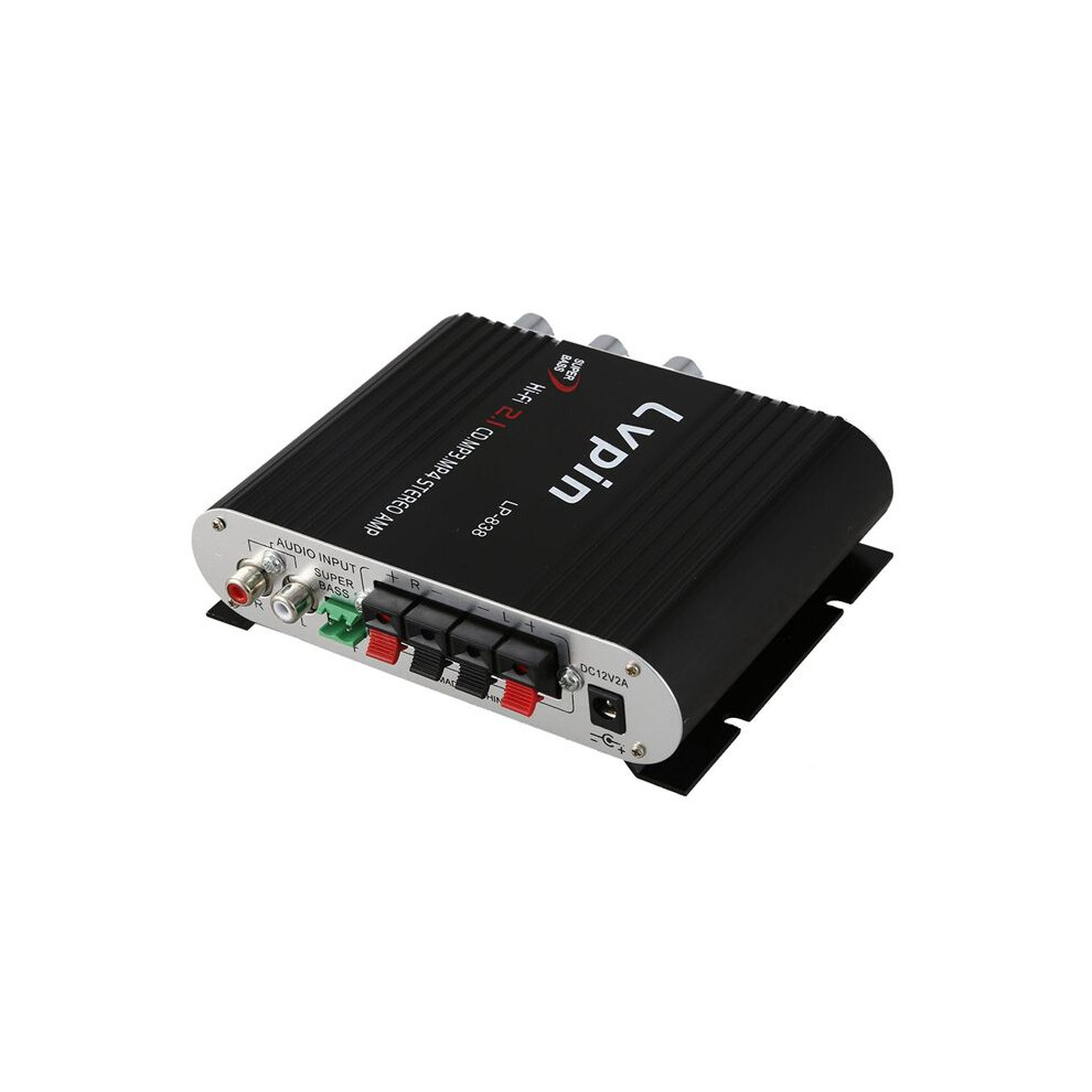 2X Lvpin 12V 200W Hi-Fi Stereo Amplifier Mp3 Car Radio Channels 2 House Super Bass 6033193013209