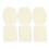 60 X Surface Base Curbe Plane + 6 AdhesifFixation pour  Hero 3/2/1 2
