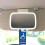 Placa de Estacionamento para Deficientes 3,5 X 8,5 Polegadas, Placa de Segurança para Autorização de Estacionamento para Deficientes, 4 Peças 3