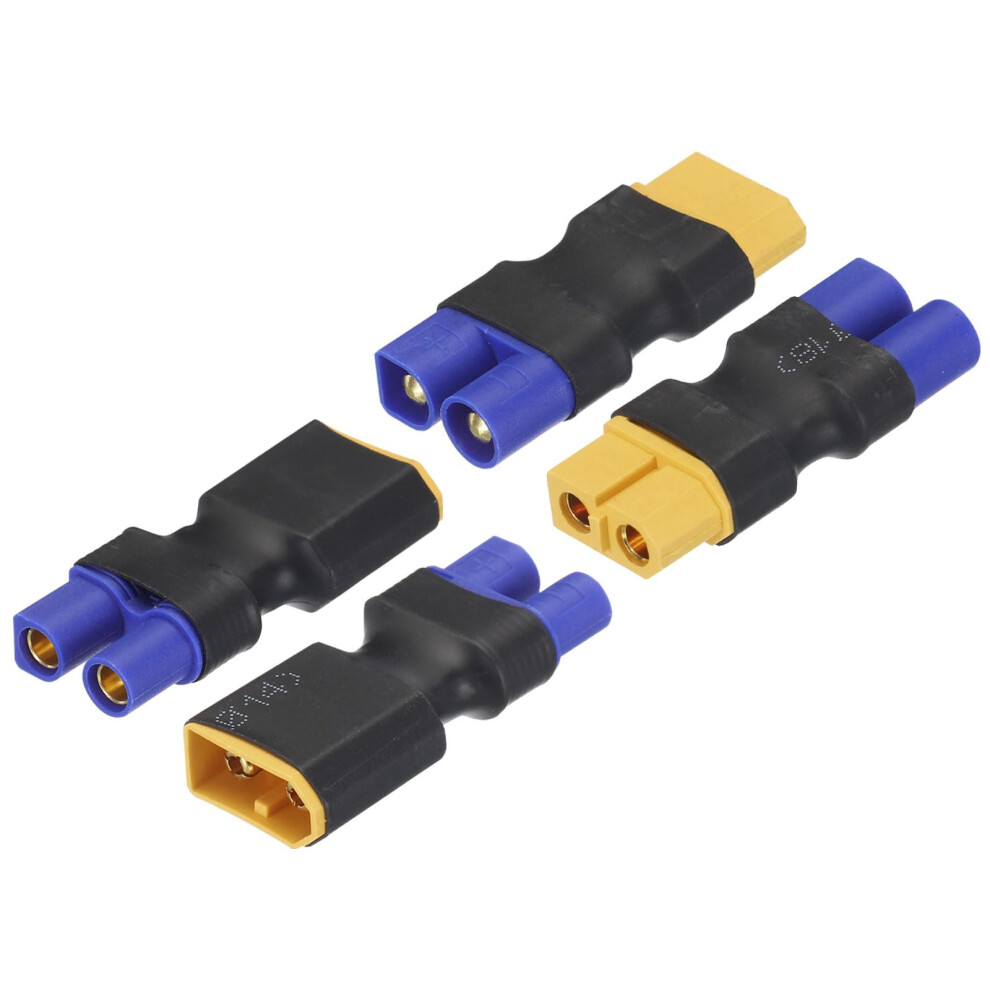 Xt60 To Ec3 Adapter Set For Rc Lipo Battery, PlugâAndâPlay Converter With Secure Connection Design 9073542746706