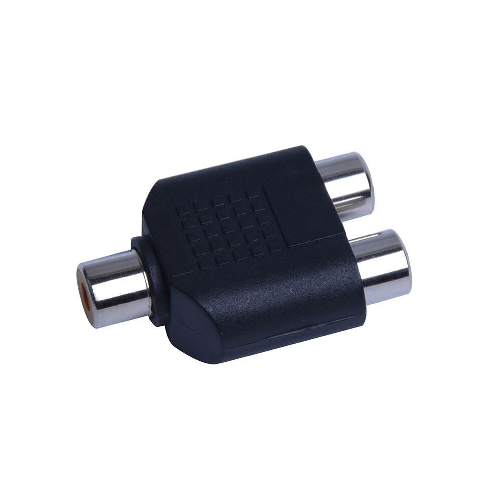 6 Pcs Rca Av Splitter Y Adapter 1 Female 2 Female, Black 4711481573537
