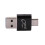 5X Card Reader Aluminum USB Type C OTG Micro-/TF External Memory Card Reader Adapter for Mobile Phone Computer(Black) 7