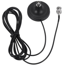 10X Wireless Antenna Base Microphone Antenna Base with Magnet 3 Meter Rg174 Cable Bnc Male Aerial