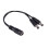 6pcs 5.5x2.1mm 1 to 2 M/F  Power Splitter Cable for Security CCTV Camera 2