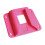 Folding Bicycles Bag Basket Bracket Front Carriers-rose red 1