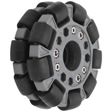100mm Omni Directional Robot Wheel 20KG Load Double Row Design 360 Smooth Rotation for Robotics
