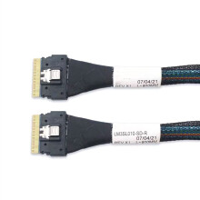 2X High Speed PCIe 4.0 SlimSAS SFF8654 8i to 8i 9500 Series NVMe Available Cable External Video Card Adapter 0.5M
