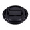 2X Black 62mm Center Pinch Design Front Lens Cap Cover 9