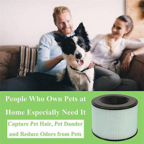 2X HEPA Filter for PARTU BS-08,3-In-1 Filter System Include Pre-Filter,Real HEPA Filter,Activated Carbon Filter