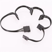 40 Sztuk  4Pin IDE do 5  15Pin Dysk Twardy Kabel Rozdzielacza Zasilania dla MajsterkowiczóW PC Sever 18AWG 4-Pinowy do 15-Pinowego Zasilania