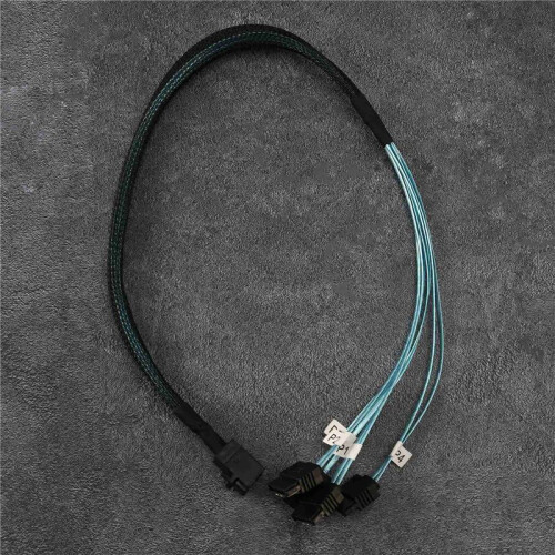 3X Internal  SAS to  Cable, SFF-8643 to  Forward Breakout Compatible with  Controller Hard Drive (1.6Ft)