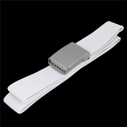 3X Canvas Cotton White Belt Belts Textile Ribbon Belt 2