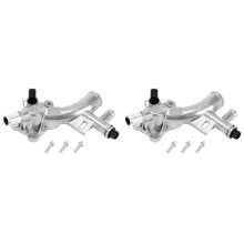 2X 25193922 Termostathus Vattenpumputlopp Passar Till Cruze Sonic Trax Encore 1.4T 55565334 1338030