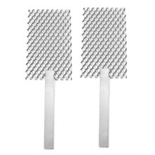 2X Mesh 2X4 Zoll Platiniert Titan Anoden Beschichtung Rhodium  für Juweliere Rhodium und  Beschichtung