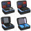 2X Organizer Bag Fireproof Document Bag with Lock Portable Filing Storage Box Holder for Document File Passport 4