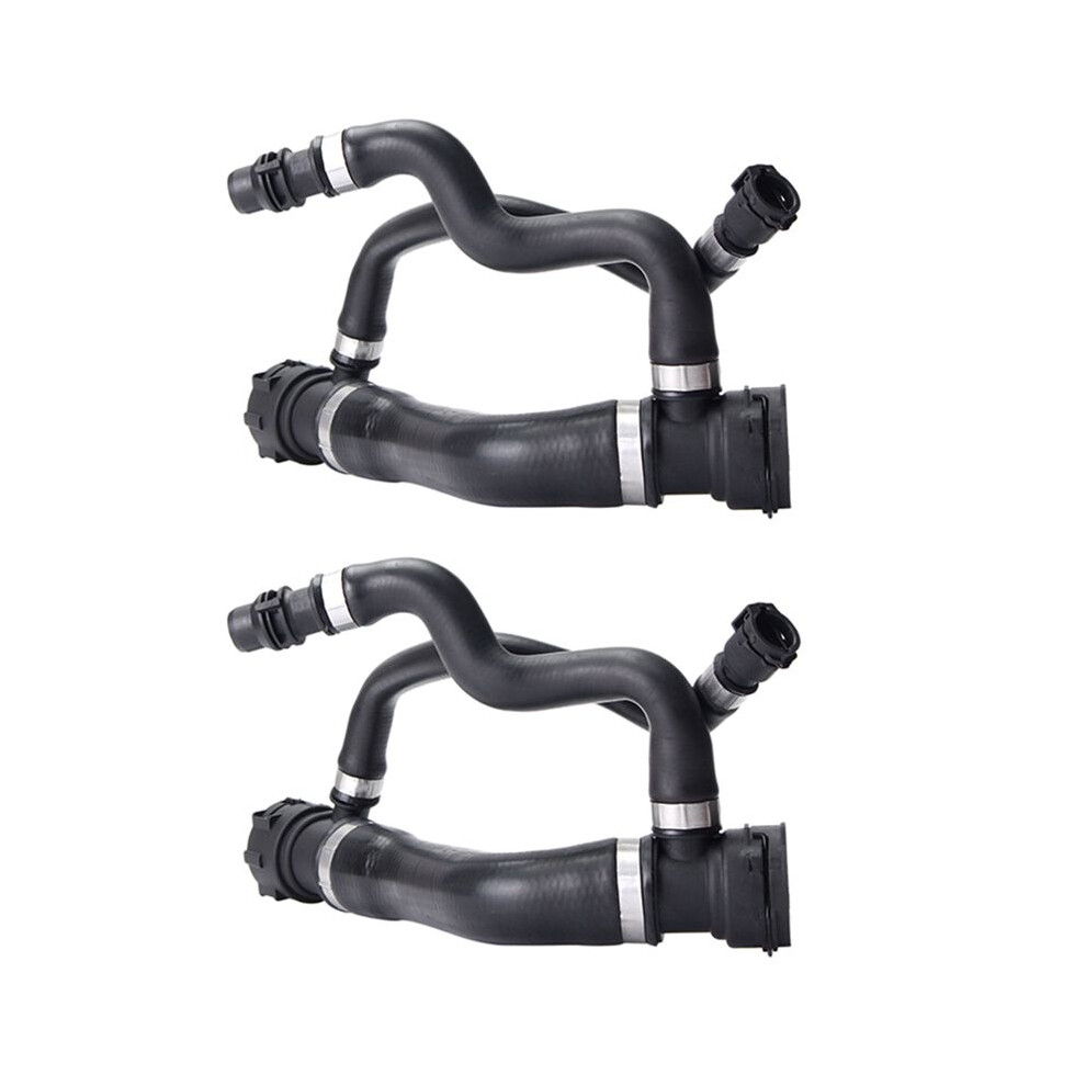 2X Radiator Cooling Upper Hose Rubber 17127546064 For E60 E61 5 Series 525I 528I 530I 6031692246449