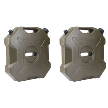 2X 6L Liter Grün ATV UTV Motorrad Ersatz Kanister Gas Kraftstoff Tank Kunststoff Benzin Auto Behälter Benzin Tank Kanister
