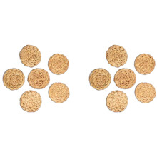 Sottobicchieri Seagrass Sottobicchieri in Giacinto D'Acqua Fatti A Mano Durevoli Set di 12 Pezzi