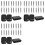 Terminal Removal Tool Kit, 54PC Pin Extractor Tool Set Depinning Tool, Auto Electrical Wire Connector Pin Release Tool 1