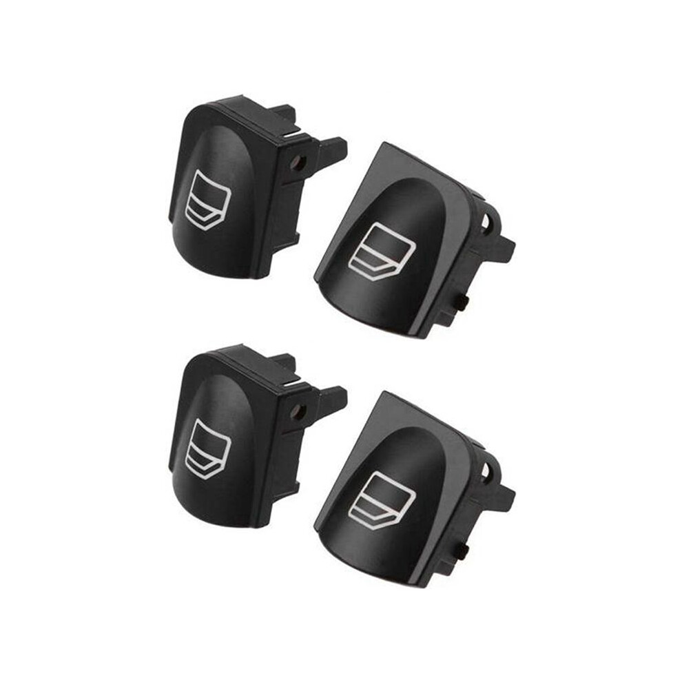 2Pair Window Button Covers For W203 W208 C Clk Class Front Window Repair Button Caps 4712791048357
