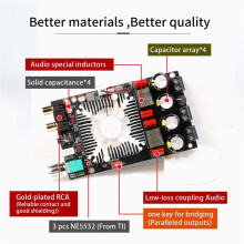 TPA3251 Fever Grade HiFi Digital Power Amplifier Board High Power Stereo 220WX2 Bridge 350W Amplifier Module AP2202