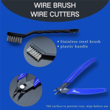 3D Printer Tool Kit,24pcs 3D Printer Nozzle Cleaning Tool Removal Tool Kit, Wire Brush, Wire Flush Cutter, Scraper Knife