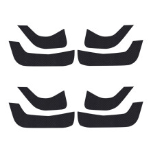 2X Car Carbon Fiber Door Anti-Kick Pad Side Protection Mat Cover for CX-30 2019 2020