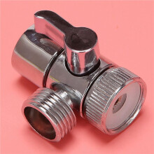 5X Faucet Valve Diverter Sink Valve Water Tap Faucet Splitter Adapter Home Bathroom Kitchen Diverter
