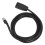 2X High Quality Black 10 Pin 3.5 mm Jack Socket Car USB AUX IN Adapter Cable for  E39 E53 BM54 X5 E46 3