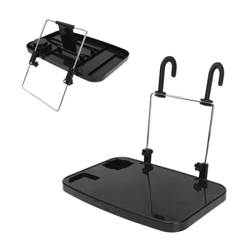 3X Table de Travail Pliante pour Ordinateur de Bureau dans un Support pour Boissons 1