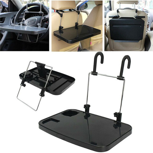 3X Table de Travail Pliante pour Ordinateur de Bureau dans un Support pour Boissons 2