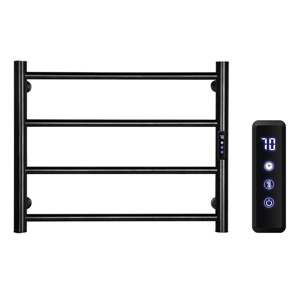 Electric Towel Warmer With Smart Thermostat And Timer, Wall Mounted Stainless Steel 45X54cm 9092120886771