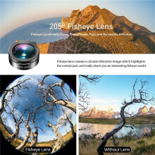 2X APEXEL 6In1 Kit Camera Lens Photographer Phone Lenses Kit Macro Wide Angle Fish Eye CPL Filter for Mi9