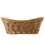 4X Cesta de Vime Tecida Oval Cesta de Servir, Cesta de Armazenamento de 11 Polegadas para Alimentos Frutas CosméTicos Armazenamento Tampo de Mesa e 2