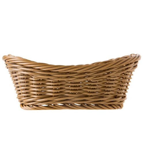 4X Cesta de Vime Tecida Oval Cesta de Servir, Cesta de Armazenamento de 11 Polegadas para Alimentos Frutas CosméTicos Armazenamento Tampo de Mesa e 1
