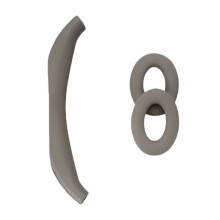 Ear Pads for QC45/QC35/QC25/QC15 Earphone Silicone Protective Case Earmuff Headband Repair Parts Gray