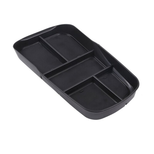 For   EQE EQS 2023 Car Center Control Under Storage Box Organizer Tray Interior Accessories 2