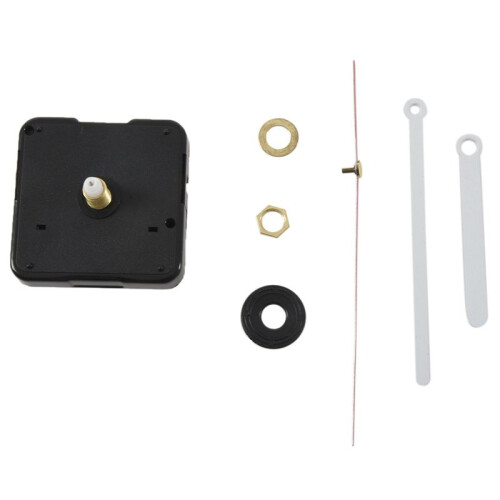 20X Clock Movement Mechanism with White Hour Minute Red Second Hand DIY Tools Kit 1